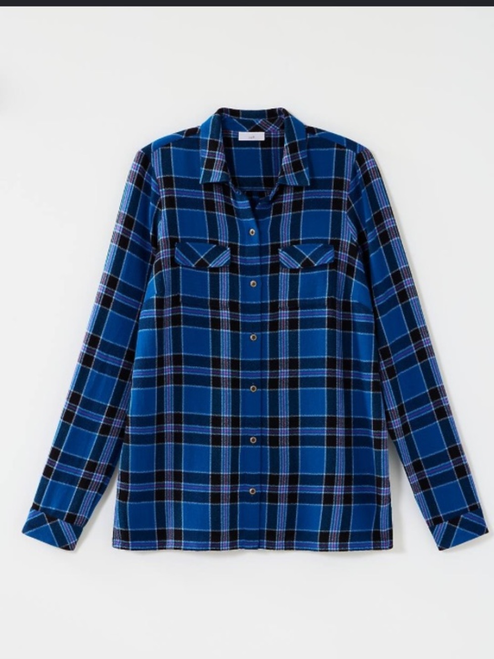 NWT J JILL Plaid Women’s Camp Shirt Sz SP